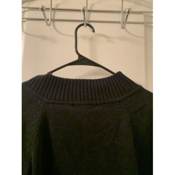 Wilke Rodriguez Men's XL 1/4 Zip Sweater Pullover Navy Blue Collared - Picture 8 of 10